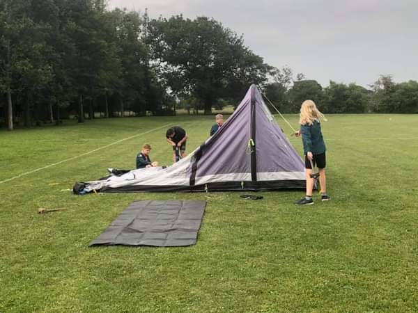 1st Broughton Scouts Camping